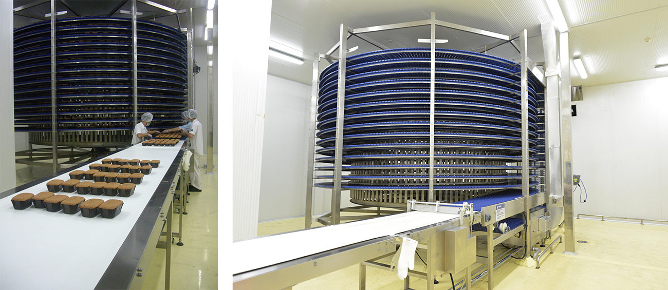 Bread Cooling Spiral Conveyor Systems